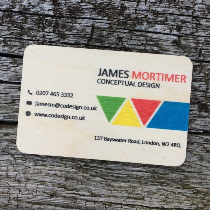 Wood Business Cards (Qty 500)